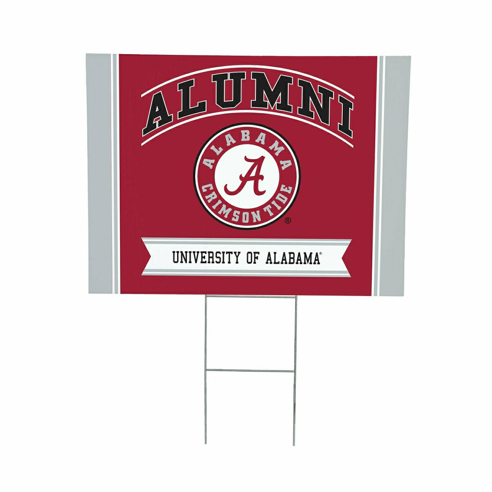 University of Alabama Coroplast Yard Sign Alumni - Collegiate Home
