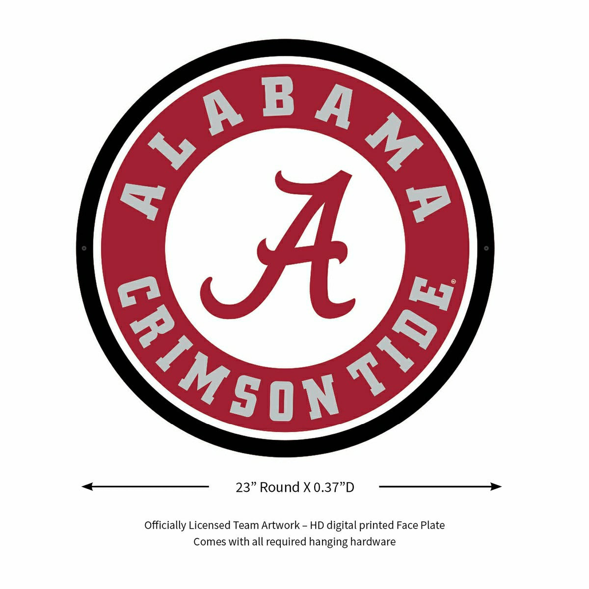 LED Wall Decor, Round, University of Alabama - Collegiate Home