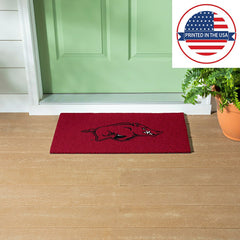 Full Color PVC Mat, 16" x 28", University of Arkansas - Collegiate