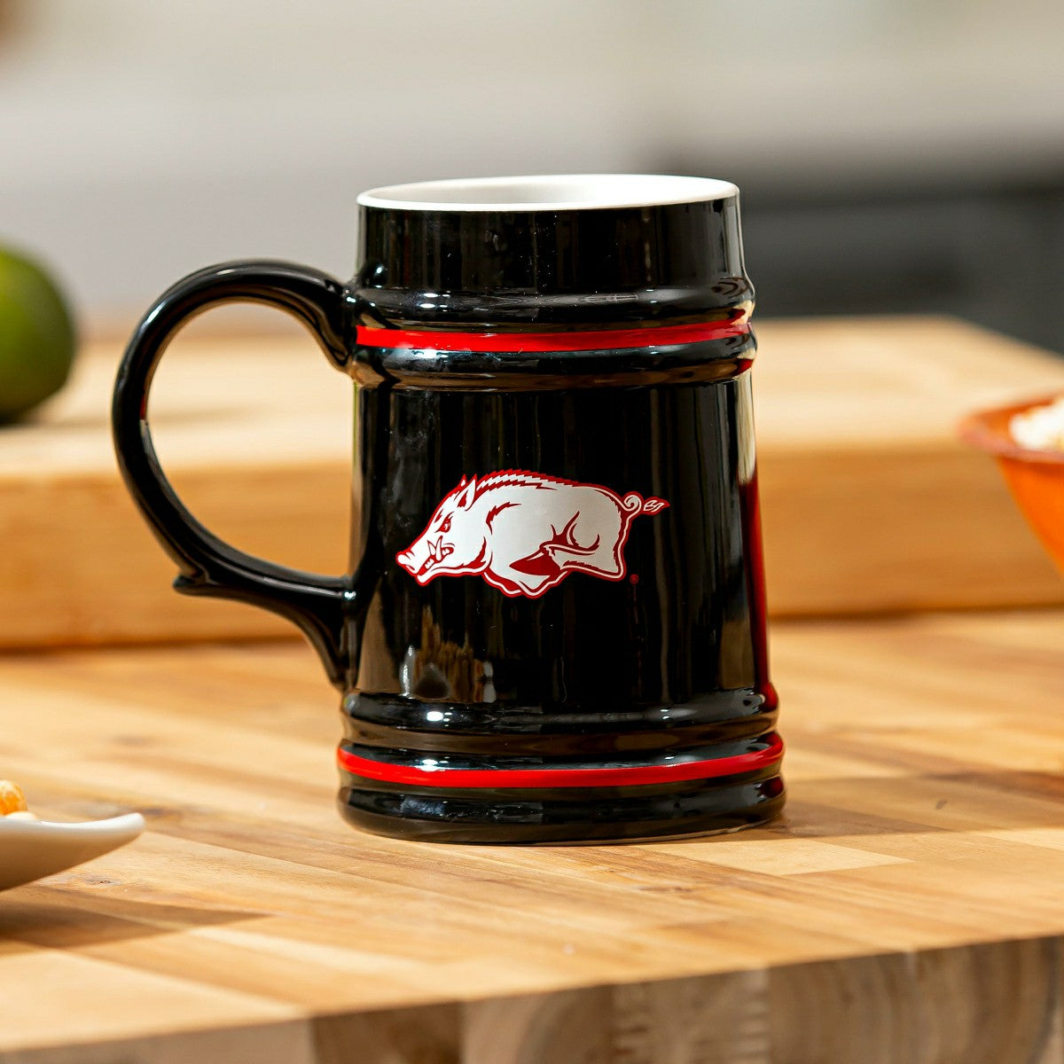 University of Arkansas Ceramic Stein Cup, 24oz - Collegiate Home