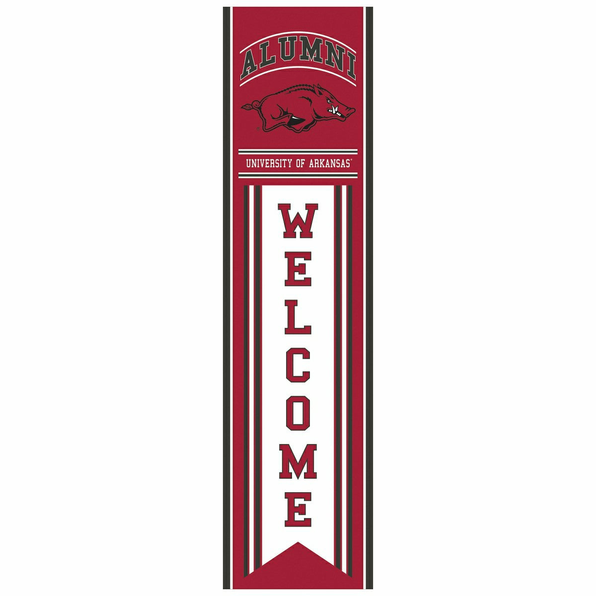 University of Arkansas Alumni Single Sided Large Leaner, 46" - Collegiate Home