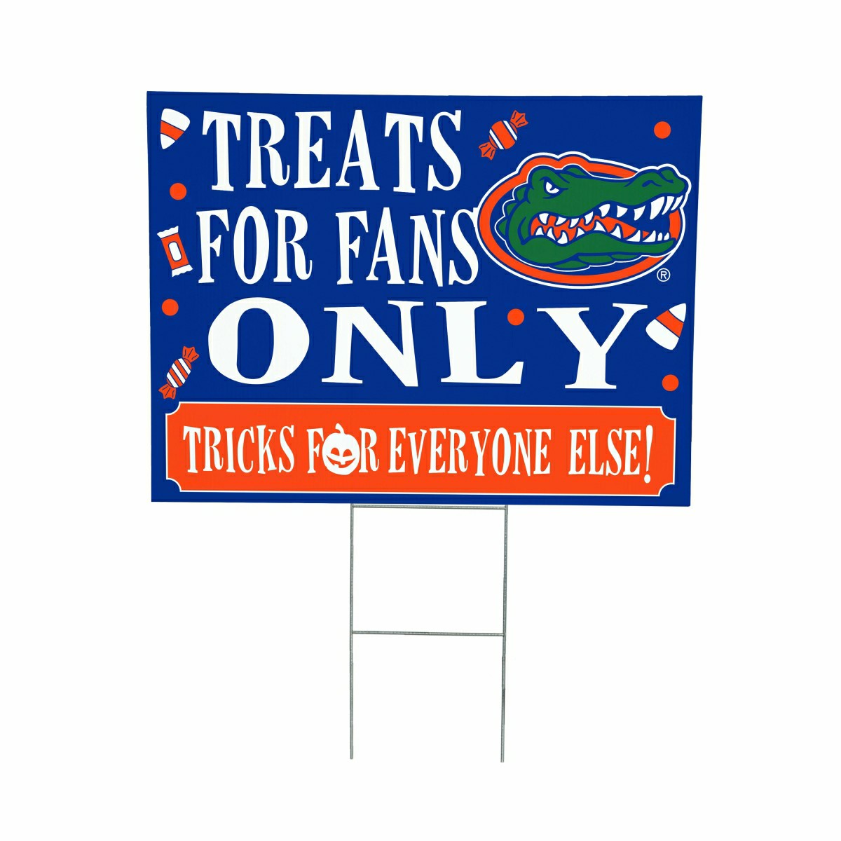 University of Florida Yard Sign, Halloween Treats for Fans - Collegiate Home