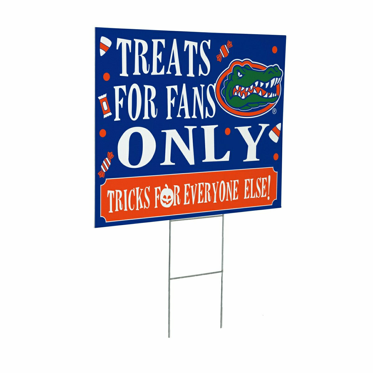 University of Florida Yard Sign, Halloween Treats for Fans - Collegiate Home