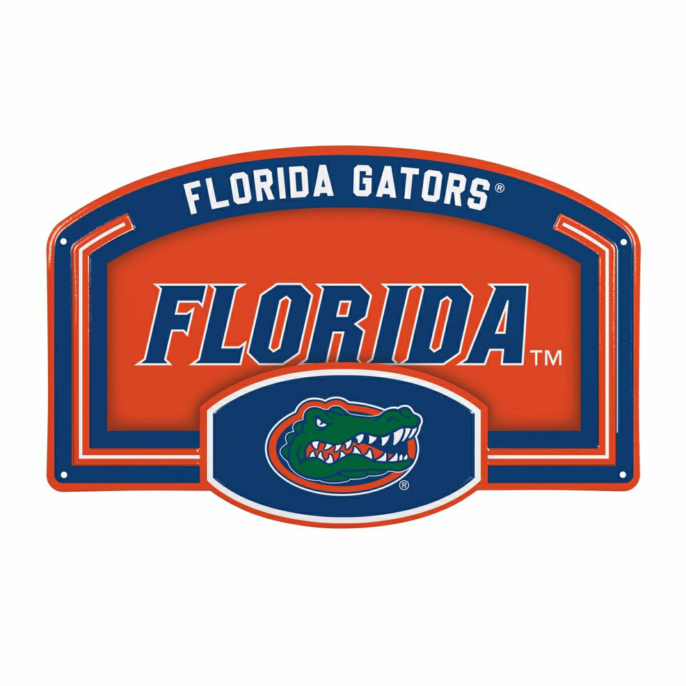 University of Florida USA Embossed Steel Wall Sign, 11" x 17" - Collegiate Home