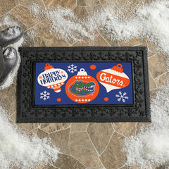University of Florida Holiday Flocked Coir Sassafras Switch Mat, 22"x1 - Collegiate