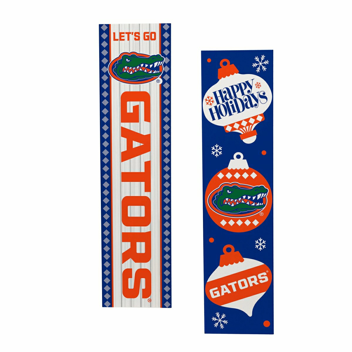 University of Florida 47" Double Sided Leaner, Christmas - Collegiate Home