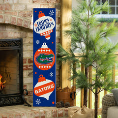 University of Florida 47" Double Sided Leaner, Christmas - Collegiate Home