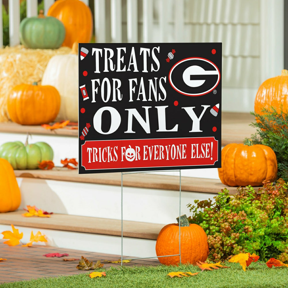University of Georgia Yard Sign, Halloween Treats for Fans - Collegiate Home