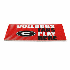 University of Georgia Fan Mat, 28"x16" - Collegiate