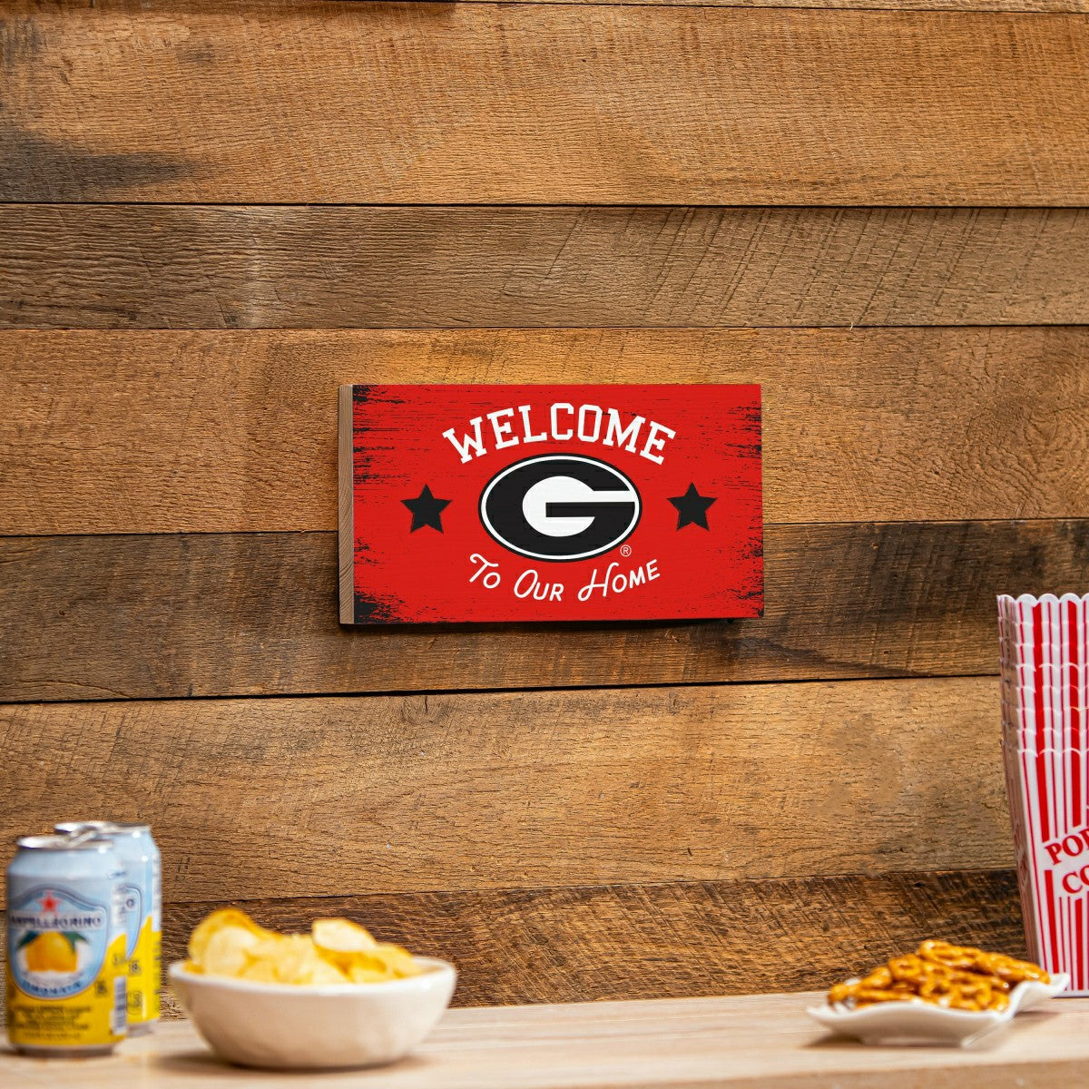 University of Georgia Wood Wall Sign, 6x11 - Collegiate Home