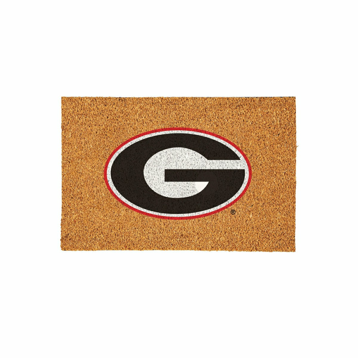 University of Georgia Large Full Color Coir Mat, 36"x24" - Collegiate