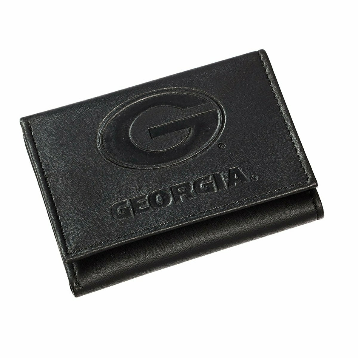 University of Georgia, Tri-Fold Wallet, Black - Collegiate Home