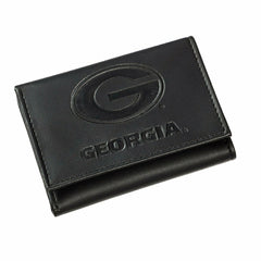 University of Georgia, Tri-Fold Wallet, Black - Collegiate Home
