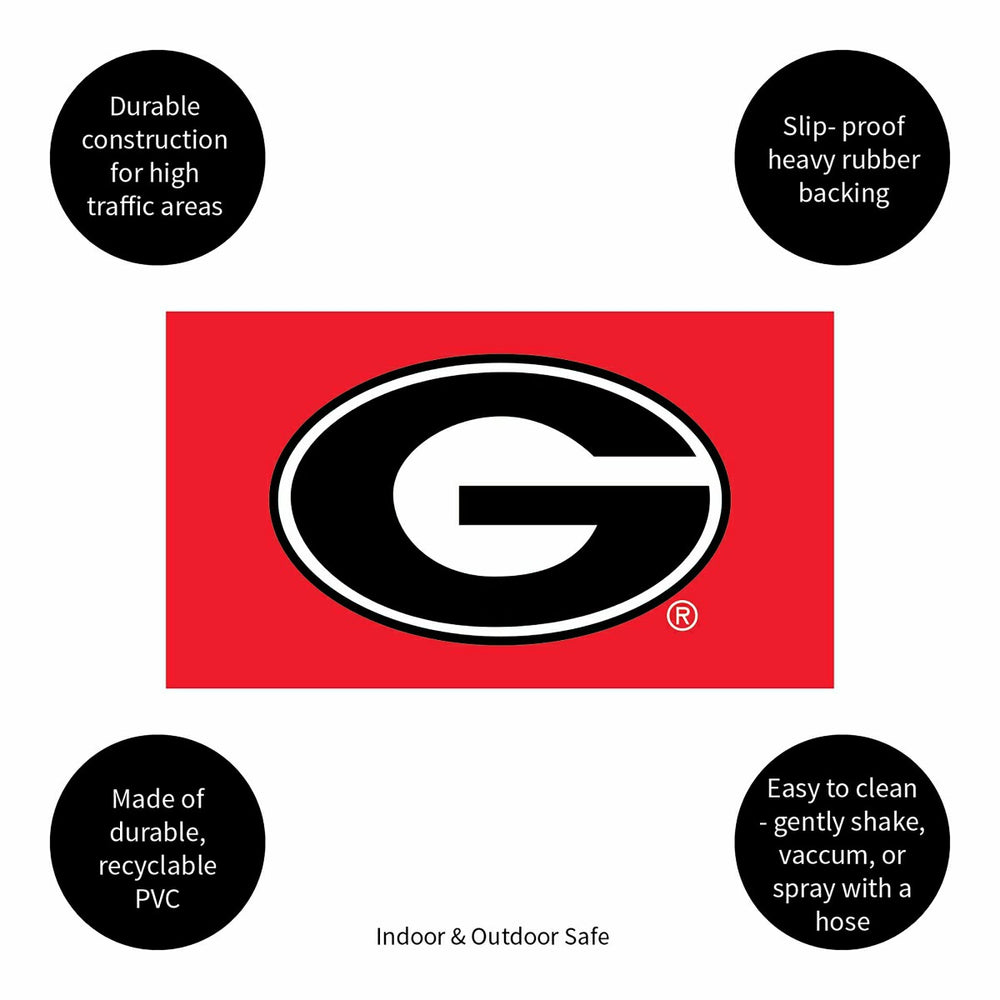 Full Color PVC Mat, 16" x 28", University of Georgia - Collegiate