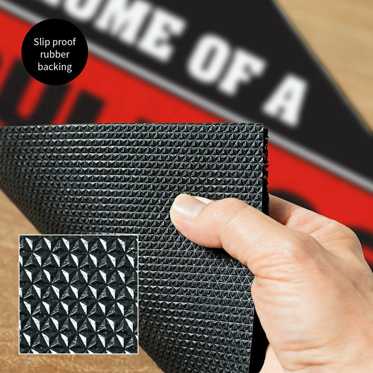 University of Georgia, PVC Mat COLOR, Home of a Fan - Collegiate