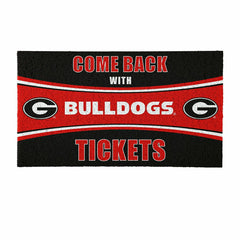 28" x 16" PVC Trapper Mat, Come Back with Tickets, University of Georg - Collegiate