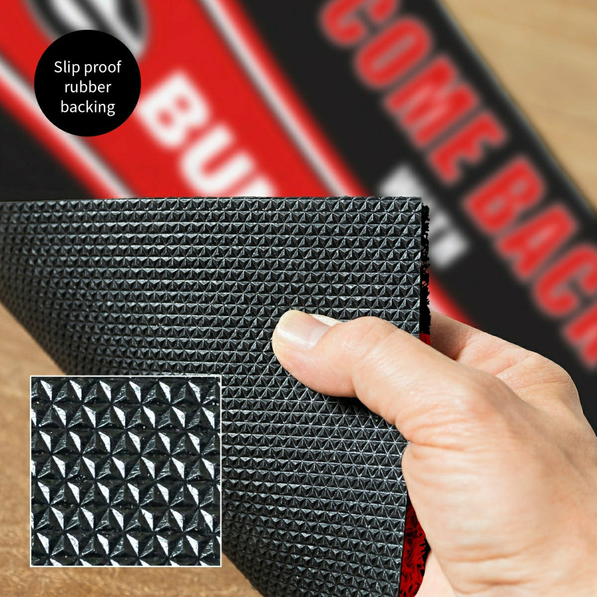 28" x 16" PVC Trapper Mat, Come Back with Tickets, University of Georg - Collegiate
