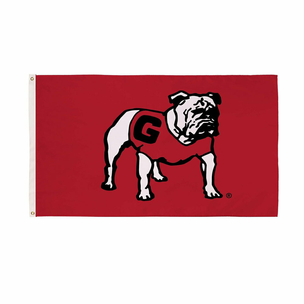 University of Georgia Single Sided Estate Flag with 2 Grommets, 3'x5' - Collegiate Home