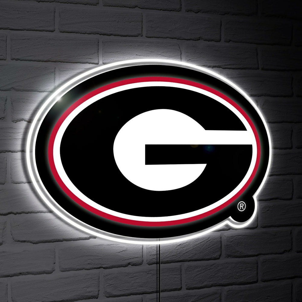 Georgia LED Wall Decor, Glazelite, Logo - Collegiate Home