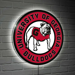University of Georgia Alternate Bulldog Logo College Large Round Edgel - Collegiate Home