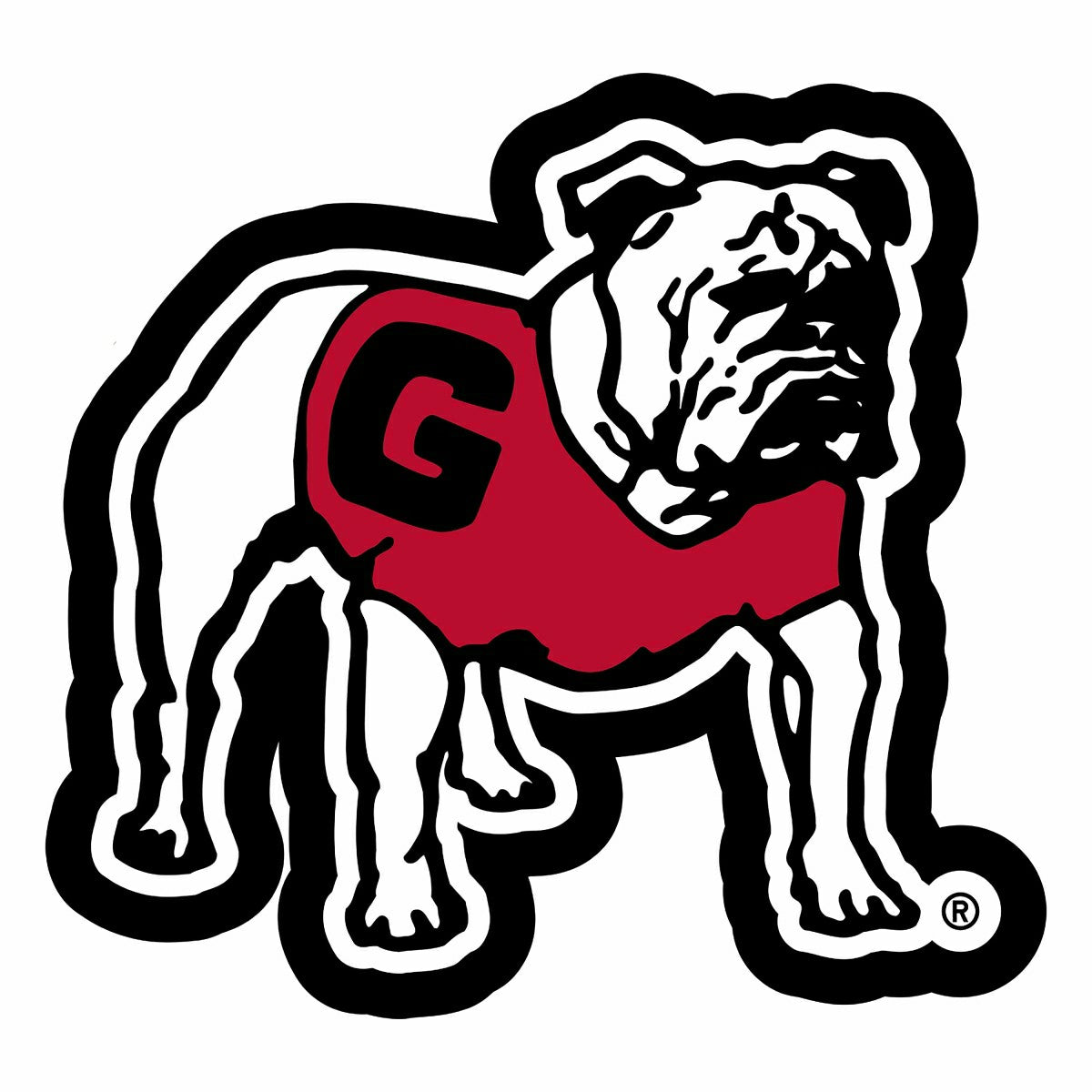 University of Georgia Alternate Bulldog Logo College Mascot Glazelite  - Collegiate Home