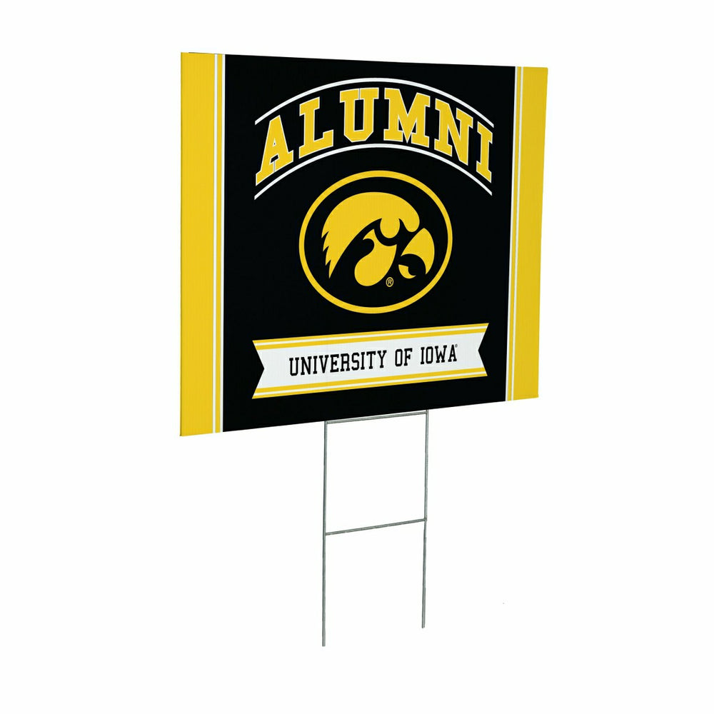 University of Iowa Coroplast Yard Sign Alumni - Collegiate Home