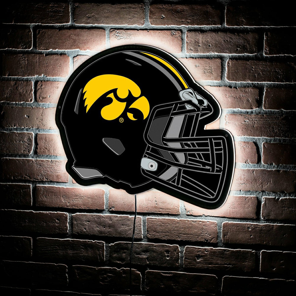 LED Wall Decor, Helmet, University of Iowa - Collegiate Home