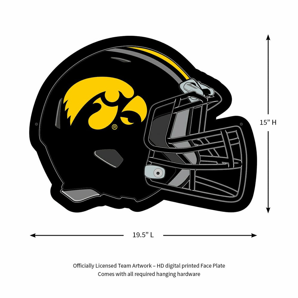 LED Wall Decor, Helmet, University of Iowa - Collegiate Home