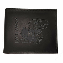 University of Kansas, Bi-Fold Wallet, Black - Collegiate Home