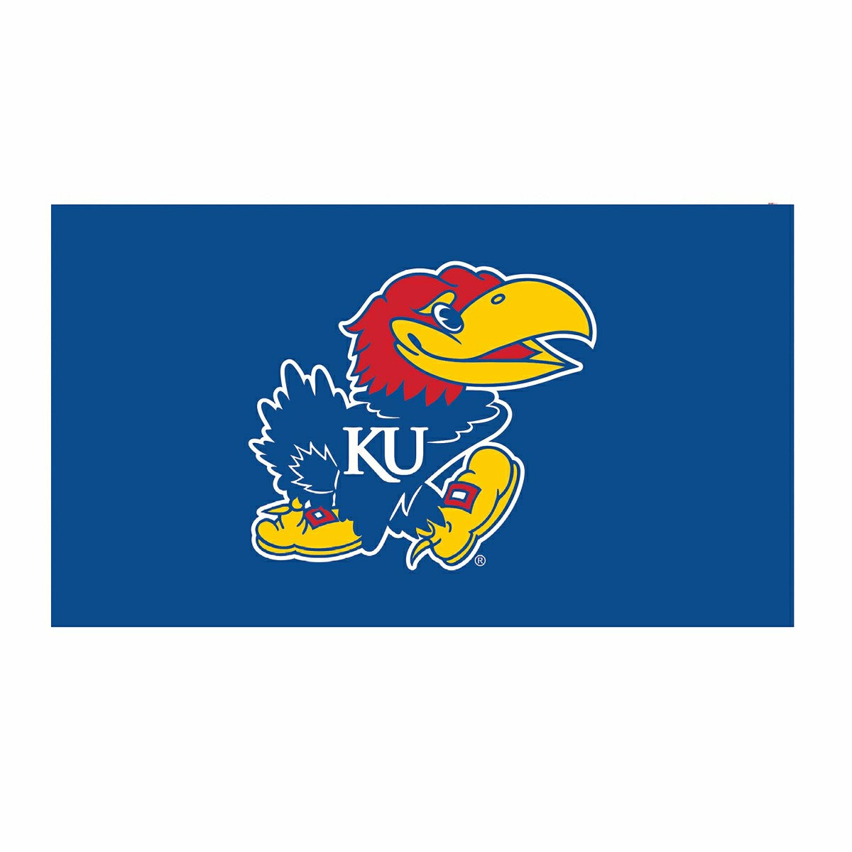Full Color PVC Mat, 16" x 28", University of Kansas - Collegiate