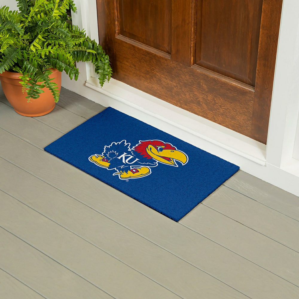 Full Color PVC Mat, 16" x 28", University of Kansas - Collegiate