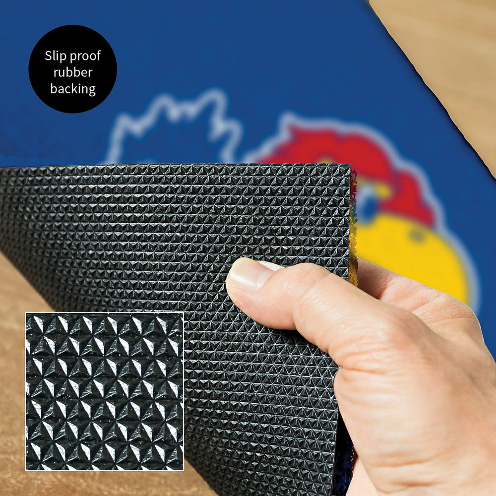Full Color PVC Mat, 16" x 28", University of Kansas - Collegiate