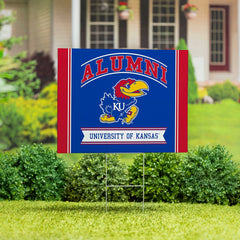 University of Kansas Coroplast Yard Sign Alumni - Collegiate Home