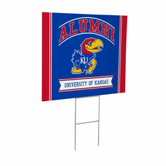 University of Kansas Coroplast Yard Sign Alumni - Collegiate Home