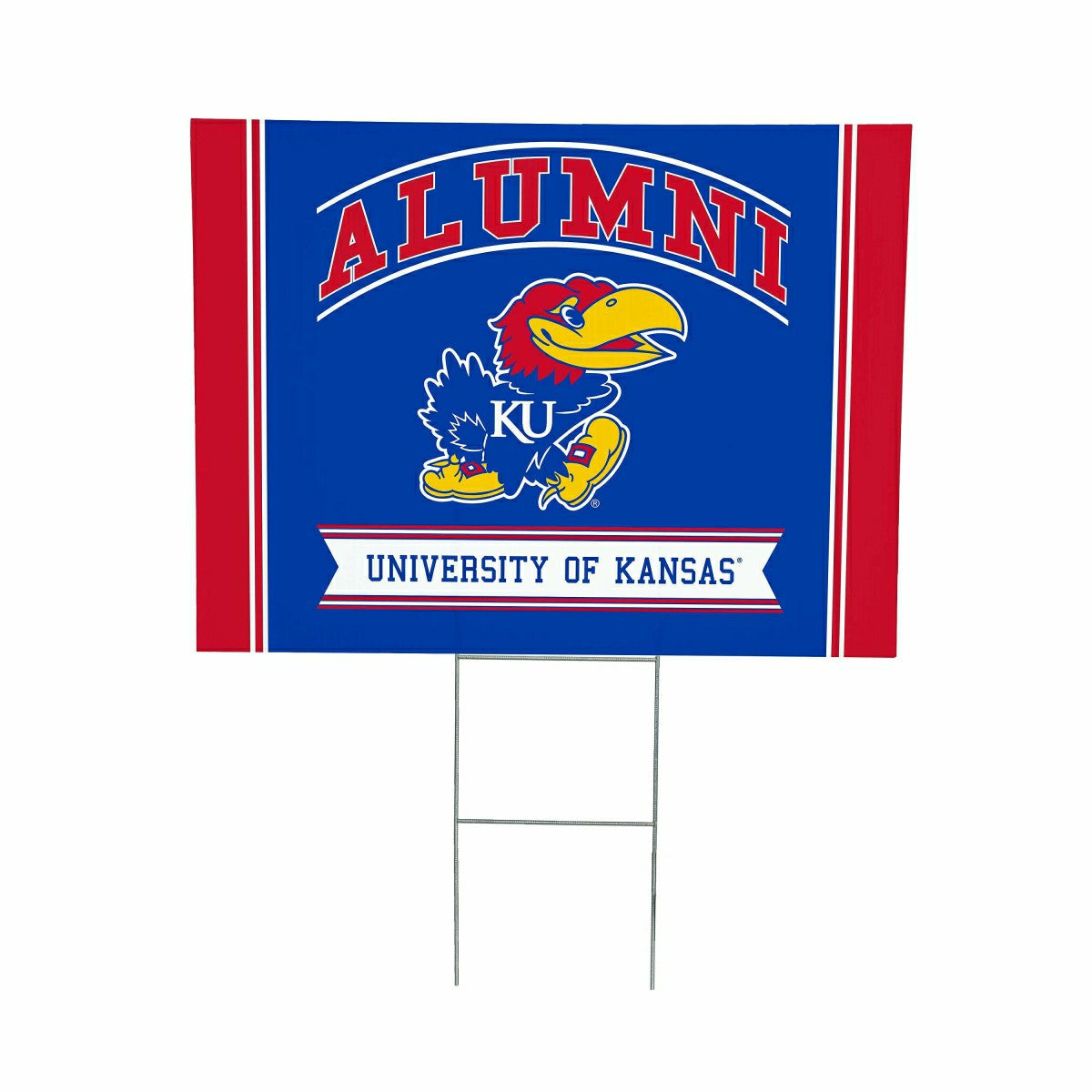 University of Kansas Coroplast Yard Sign Alumni - Collegiate Home