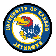 LED Wall Decor, Round, University of Kansas - Collegiate Home