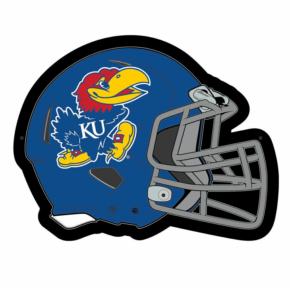 LED Wall Decor, Helmet, University of Kansas - Collegiate Home