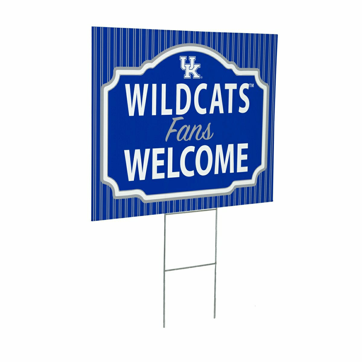 University of Kentucky Coroplast Yard Sign, "Fans Welcome" - Collegiate Home