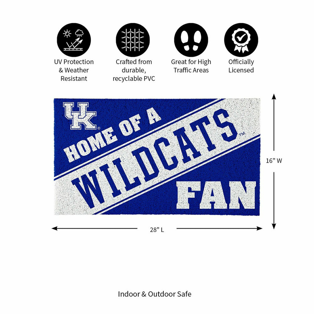 University of Kentucky, PVC Mat COLOR, Home of a Fan - Collegiate