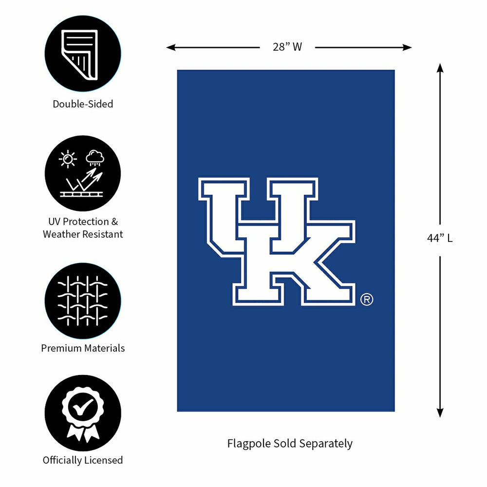 Applique Flag, Reg, University of Kentucky - Collegiate Home