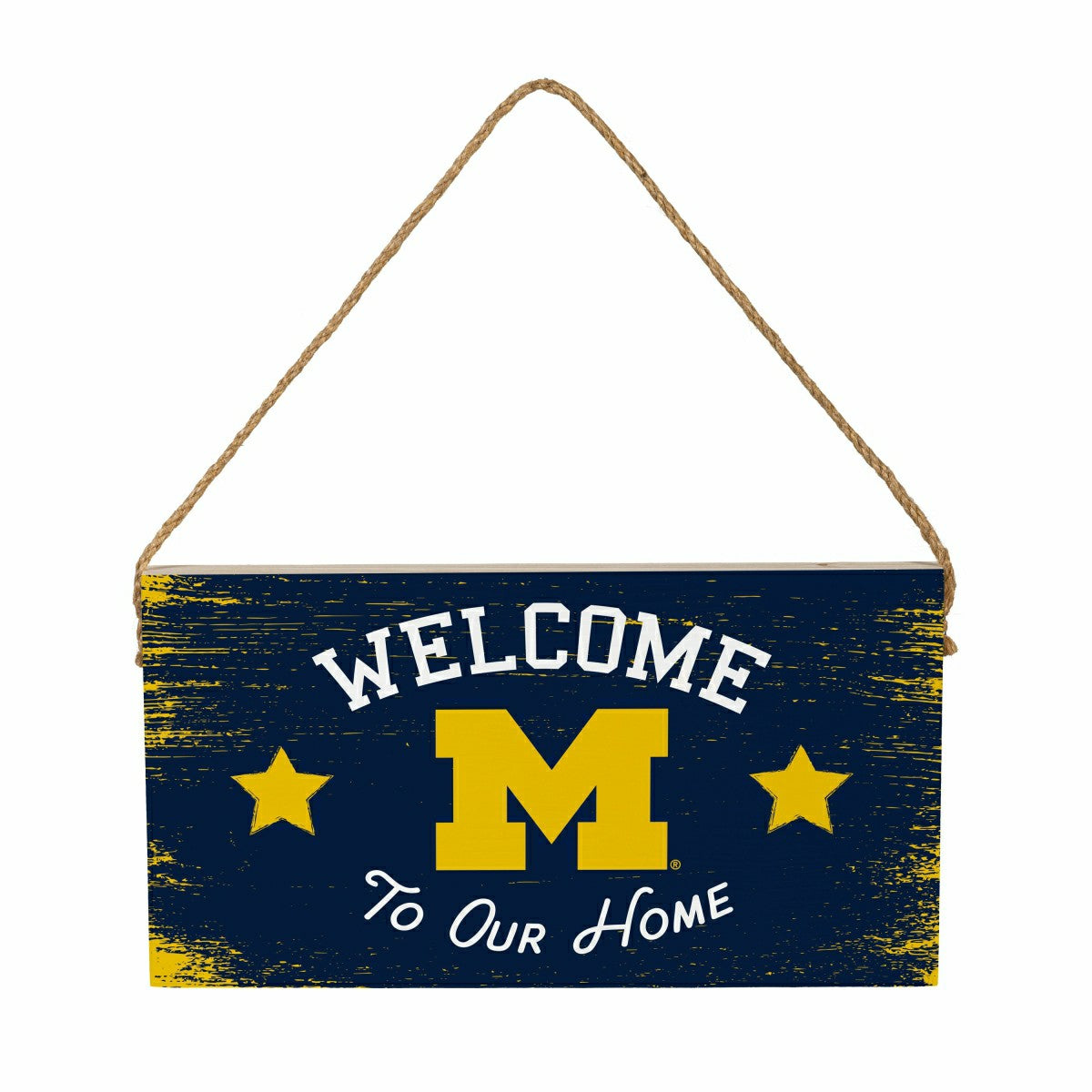 University Of Michigan Wood Wall Sign, 6x11 - Collegiate Home