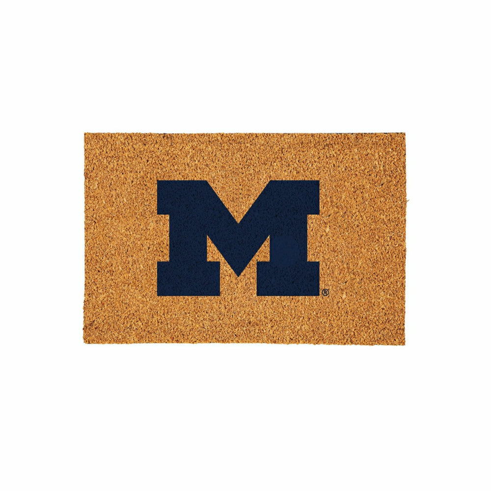 University Of Michigan Large Full Color Coir Mat, 36"x24" - Collegiate