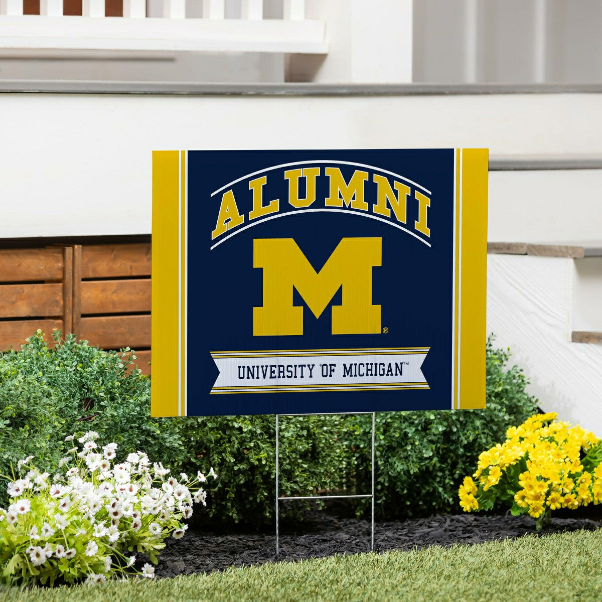 University Of Michigan Coroplast Yard Sign Alumni - Collegiate Home