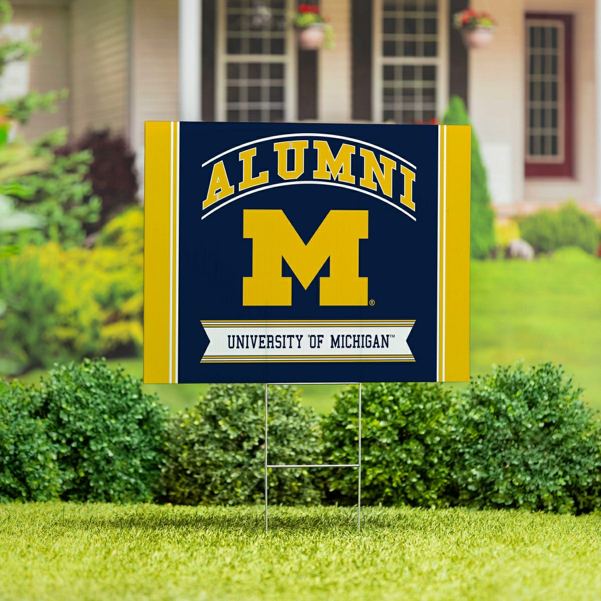 University Of Michigan Coroplast Yard Sign Alumni - Collegiate Home