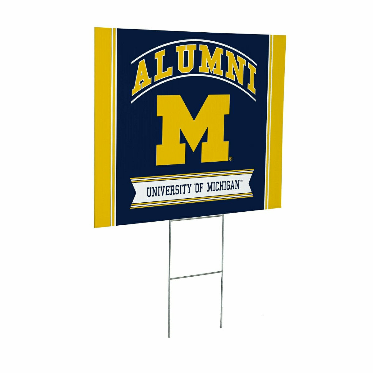 University Of Michigan Coroplast Yard Sign Alumni - Collegiate Home