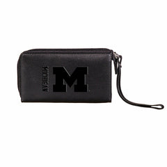 Wristlet Wallet, Black, University Of Michigan - Collegiate Home
