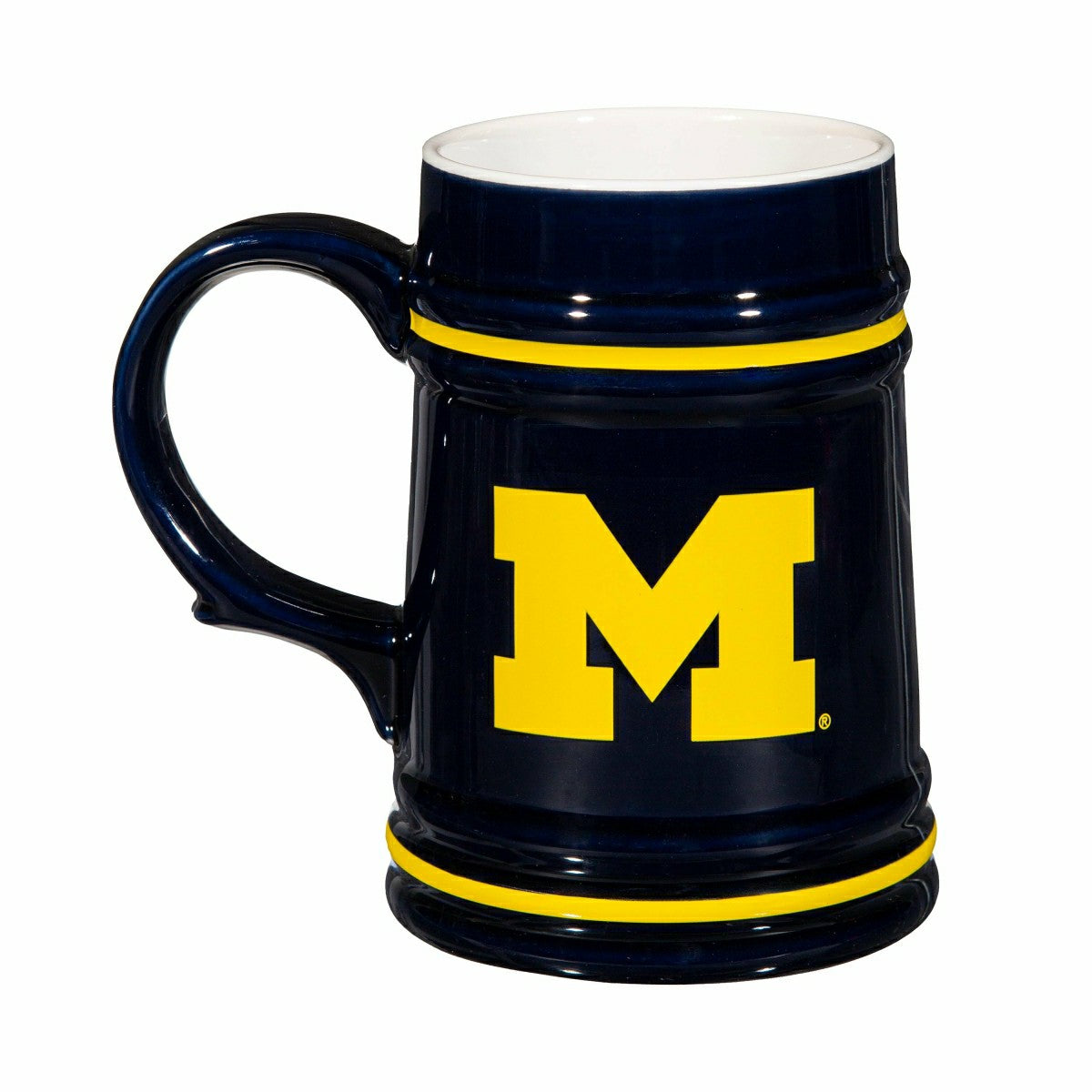 University Of Michigan Ceramic Stein Cup, 24oz - Collegiate Home
