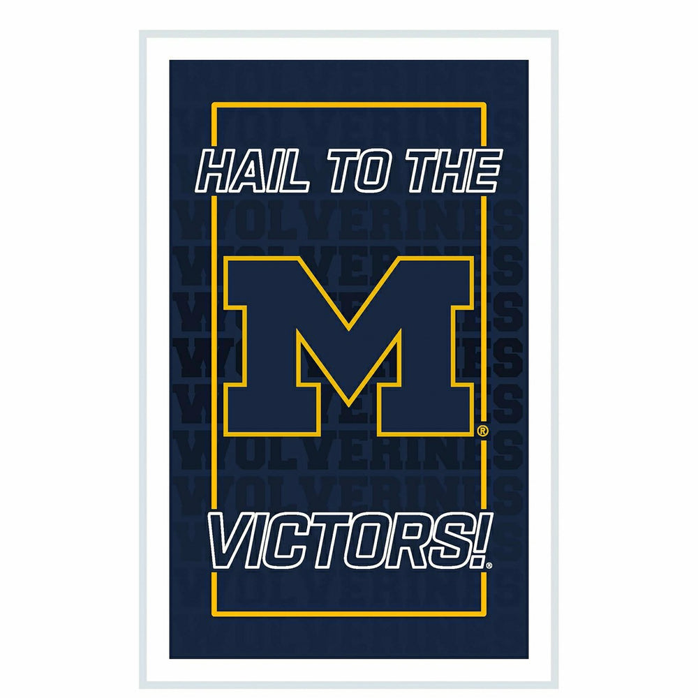 University Of Michigan College Rectangle Neolite LED Decor - Collegiate Home