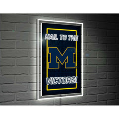 University Of Michigan College Rectangle Neolite LED Decor - Collegiate Home