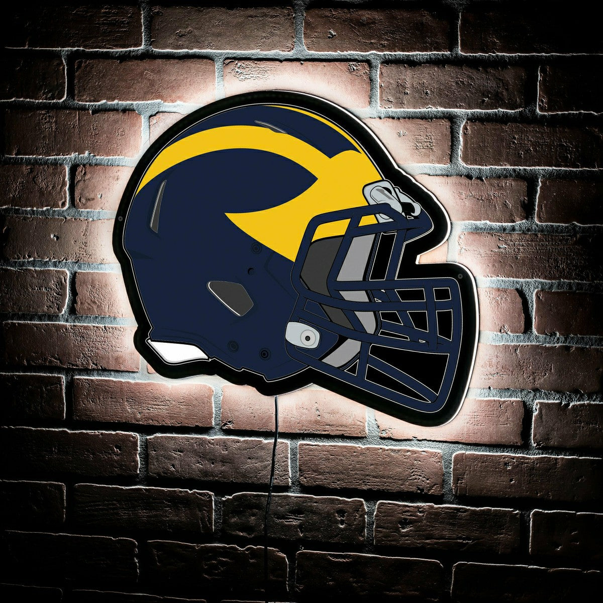 LED Wall Decor, Helmet, University Of Michigan - Collegiate Home